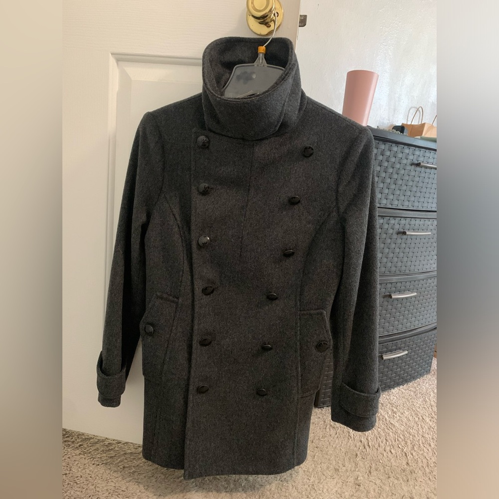 Rag & Bone Wool Double-Breasted Pea Coat